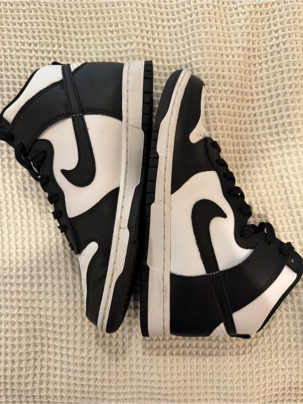 Nike Black and White Mid-Top DUNKS